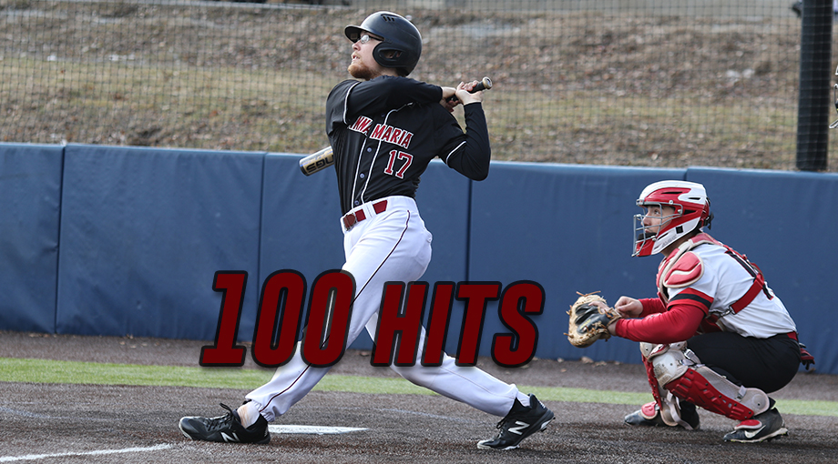 Baseball Takes Down D’Youville with Holland Picking up 100th Hit