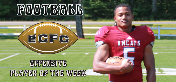 Small Earns ECFC Offensive Player of the Week Honor
