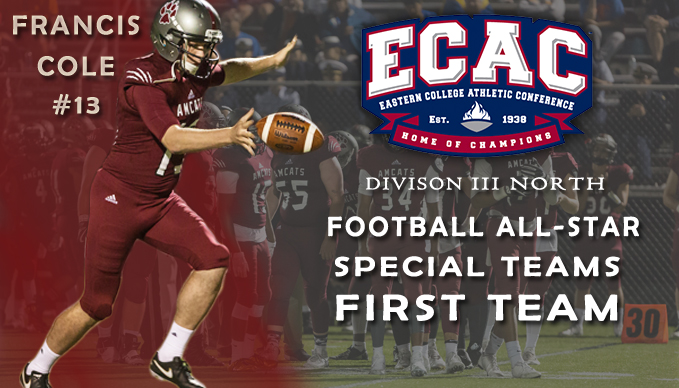 Cole Named ECAC First Team All-Star