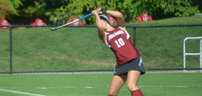 Field Hockey Shuts Out Rivier, 4-0