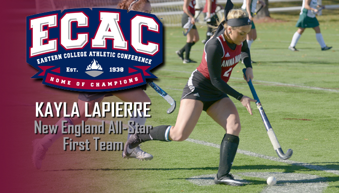 Lapierre Earns ECAC New England All-Star First Team Honors
