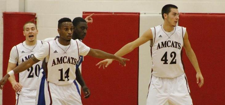 Men’s Basketball: AMCATS Fall to No. 1 Amherst, 97-65