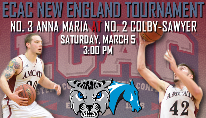 Men's Basketball Heads to ECAC Tournament on Saturday, Takes on Colby-Sawyer