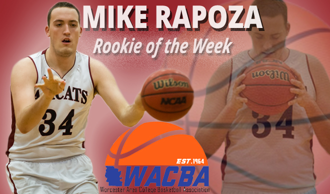 Rapoza Named WACBA Men's Basketball Rookie of the Week