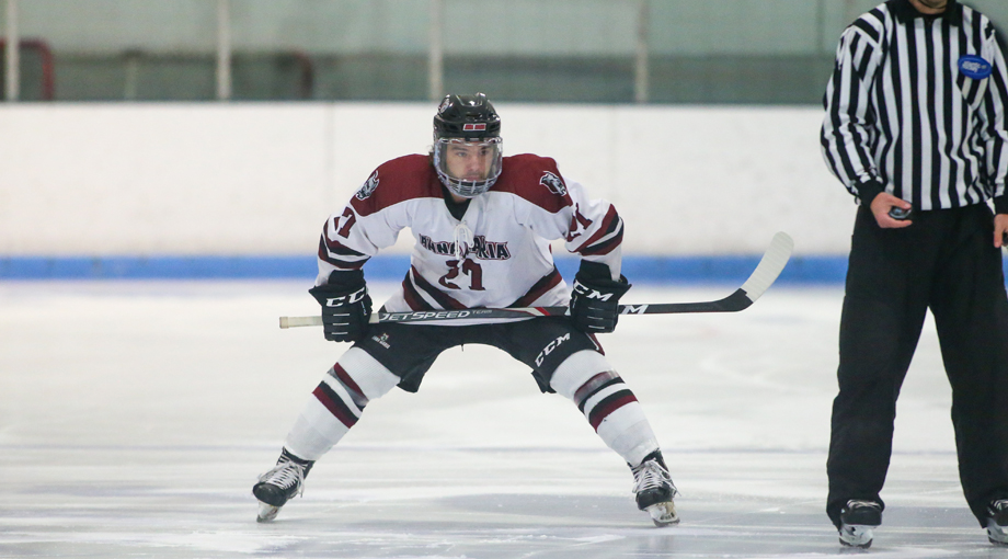 Men's Hockey Downed by New England College