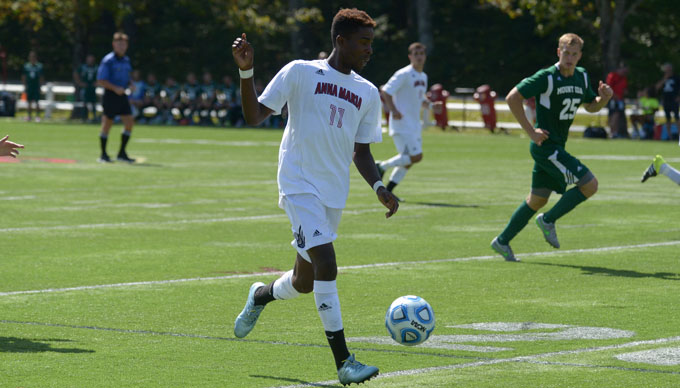 Strong Second Half Pushes Men's Soccer to 4-1 Win Over Suffolk