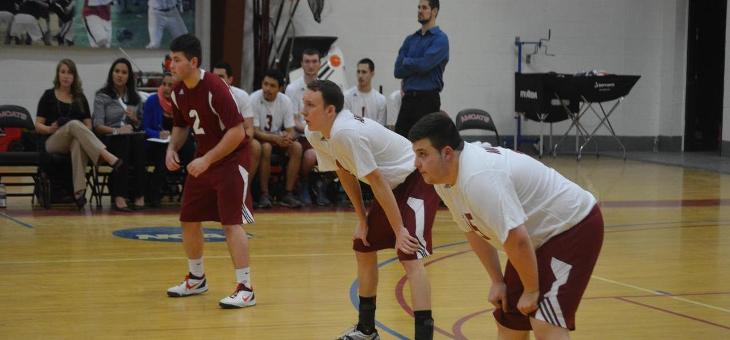 Men’s Volleyball: AMCATS Swept by Visiting Saints, 3-0