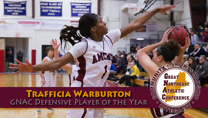 Warburton Repeats as GNAC Defensive Player of the Year