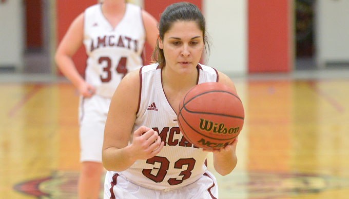 Falcons Fly to 90-64 Win over Women's Basketball