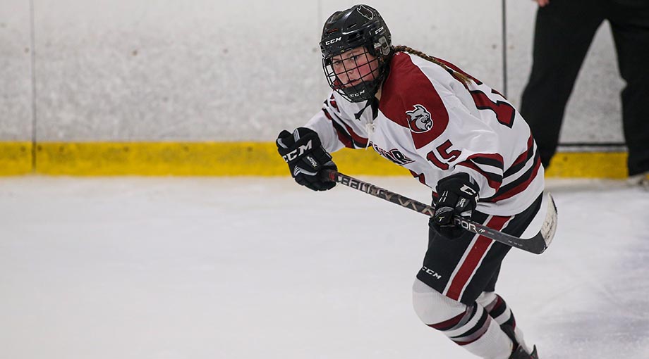 Women's Ice Hockey Stymied By New England College, 6-2