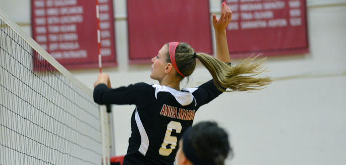 Volleyball Ends Historic Run with 3-0 Loss to Rivier in GNAC Quarterfinals