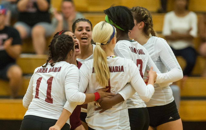Volleyball Comes Up Short in GNAC Semifinal, Falls to Rivier 3-0