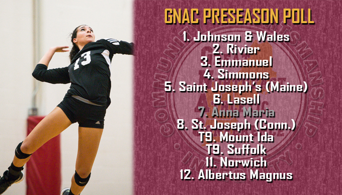 Volleyball Selected Seventh in GNAC Preseason Poll