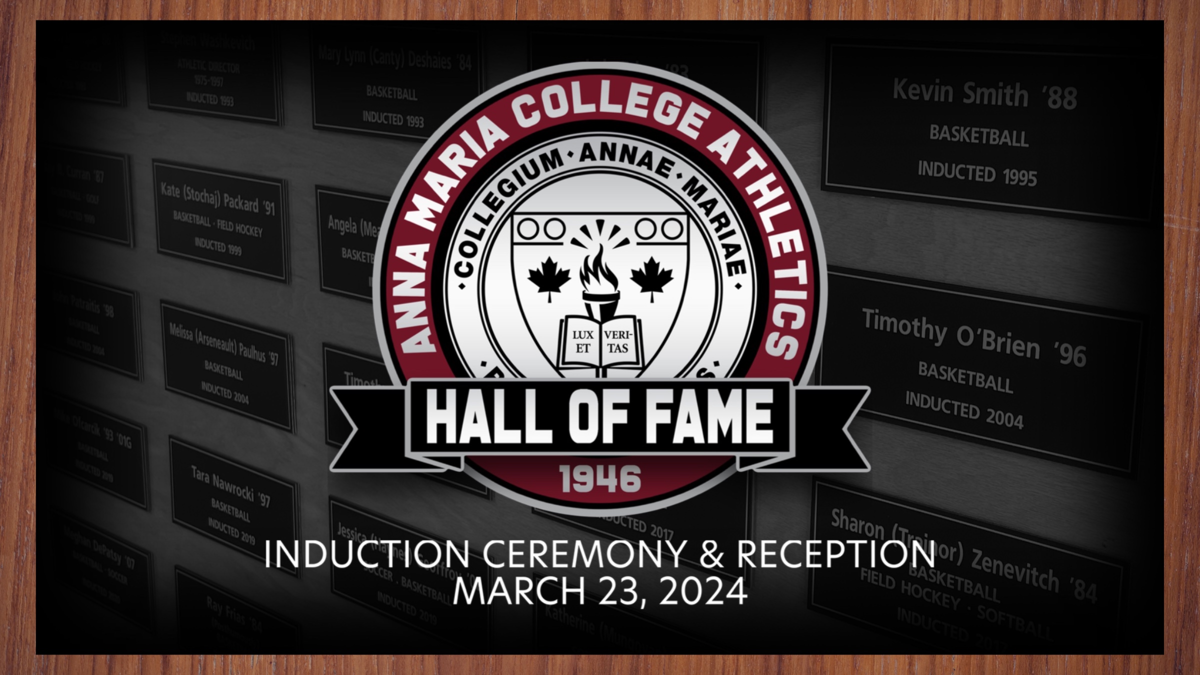 Anna Maria College Athletics Announces 2024 Hall of Fame Inductees