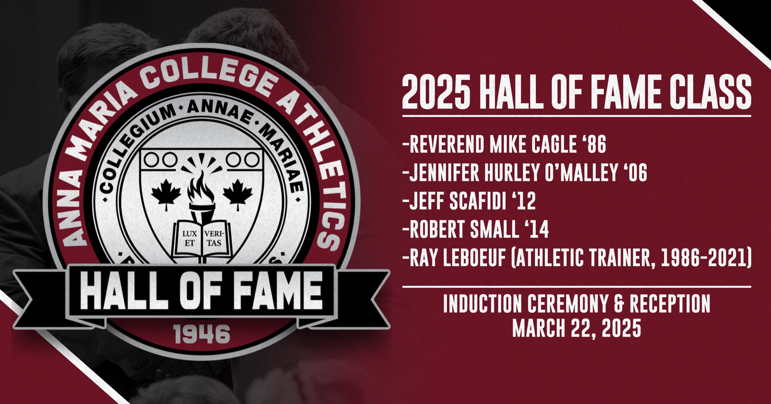 ANNA MARIA COLLEGE ATHLETICS ANNOUNCES 2025 HALL OF FAME INDUCTEES