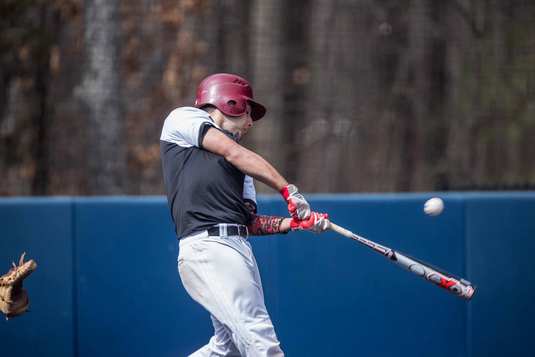 Baseball Drops Two to Suffolk in Sunday Matinee