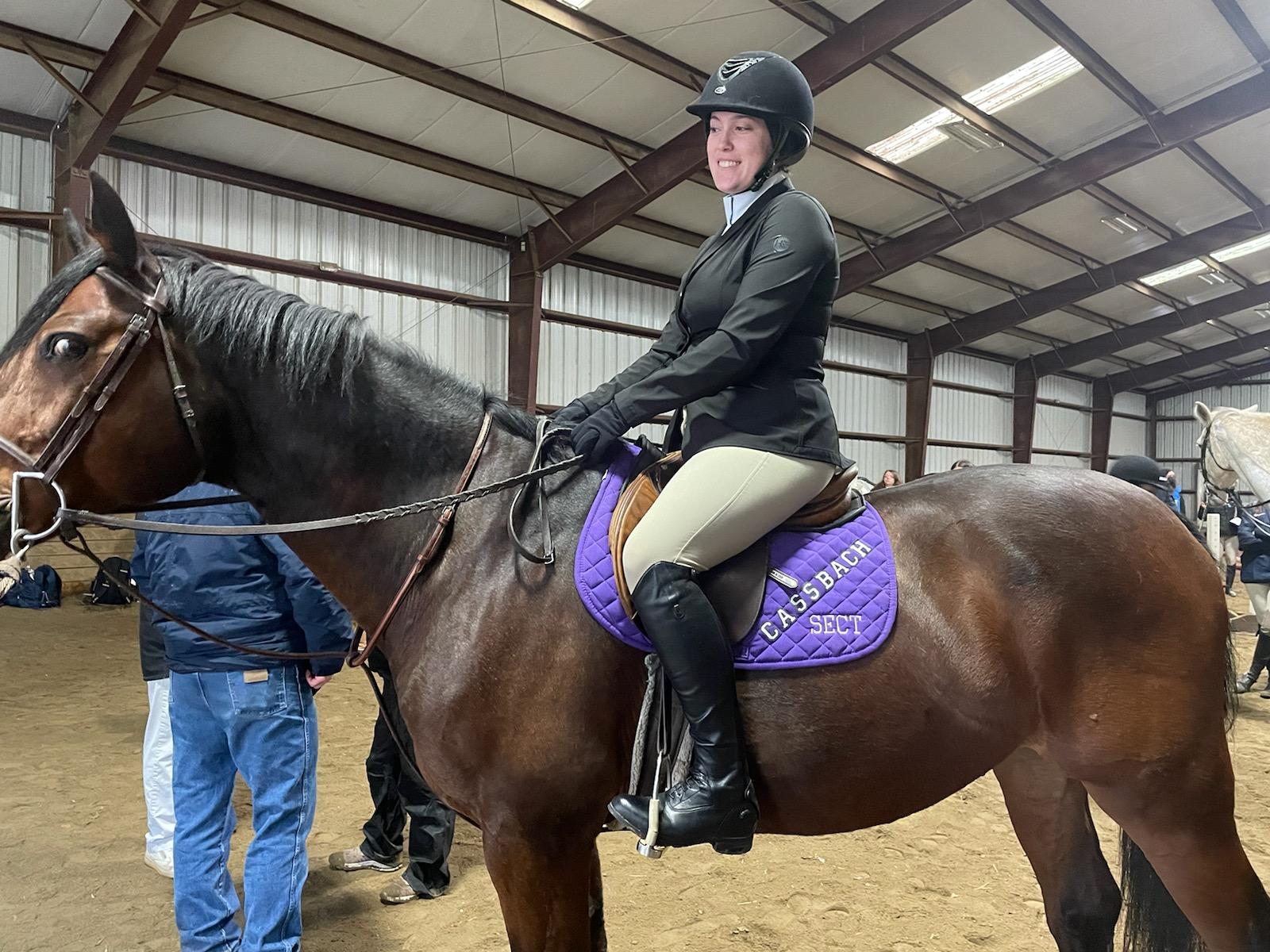 Equestrian Competes At URI Show