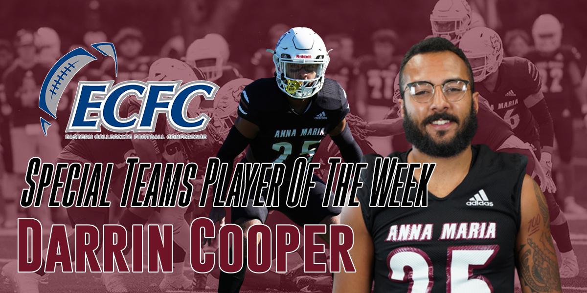 Darrin Cooper / ECFC Special Teams Player of the Week