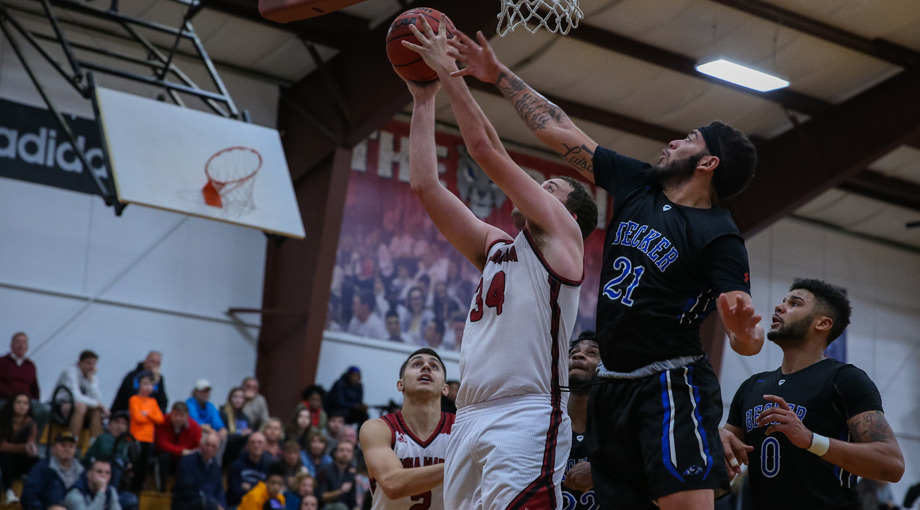 Rapoza Finishes with 18 in Men's Basketball Loss to Colby-Sawyer
