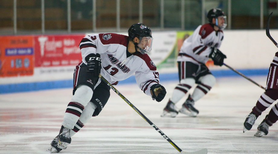 Men's Hockey Knots It Up Against Plymouth State, 3-3