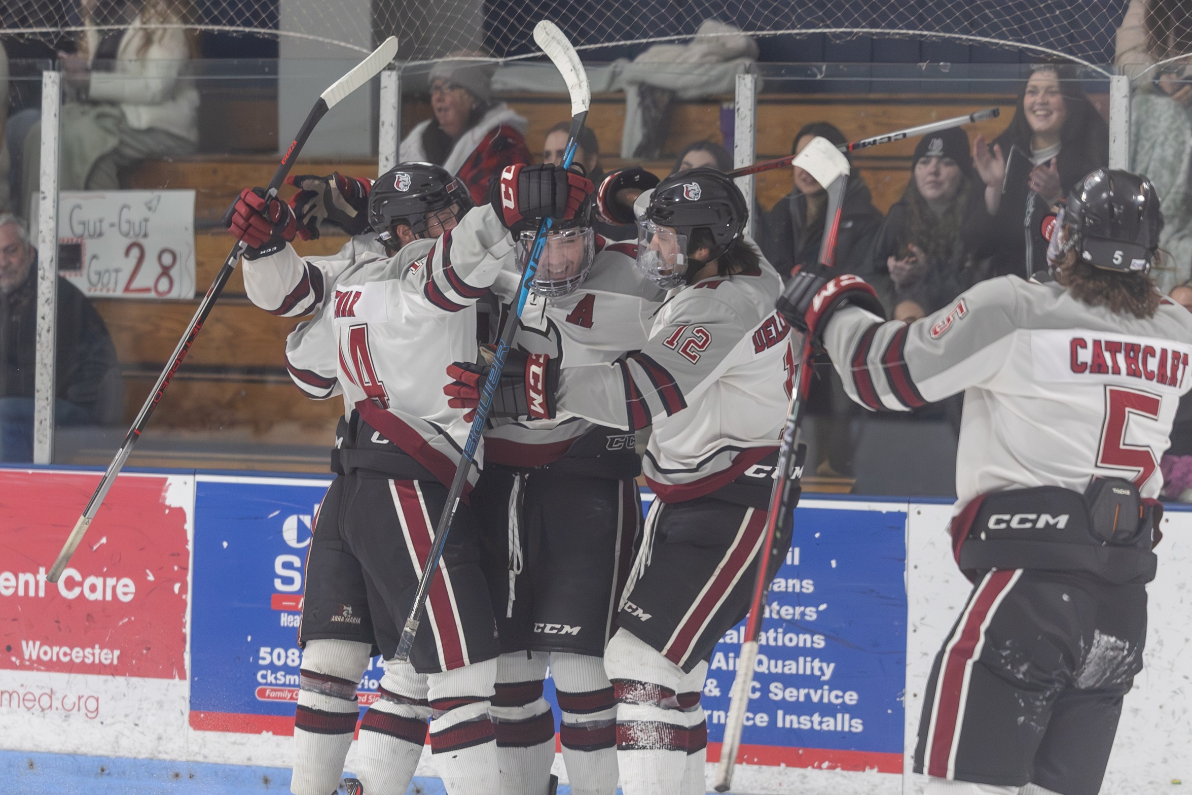 Men’s Hockey Sweeps Roos At Home