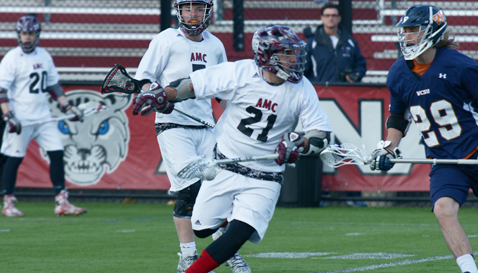 Falcons Fly to 18-5 Win over Men's Lacrosse