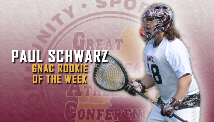 Schwarz Named GNAC Men's Lacrosse Rookie of the Week
