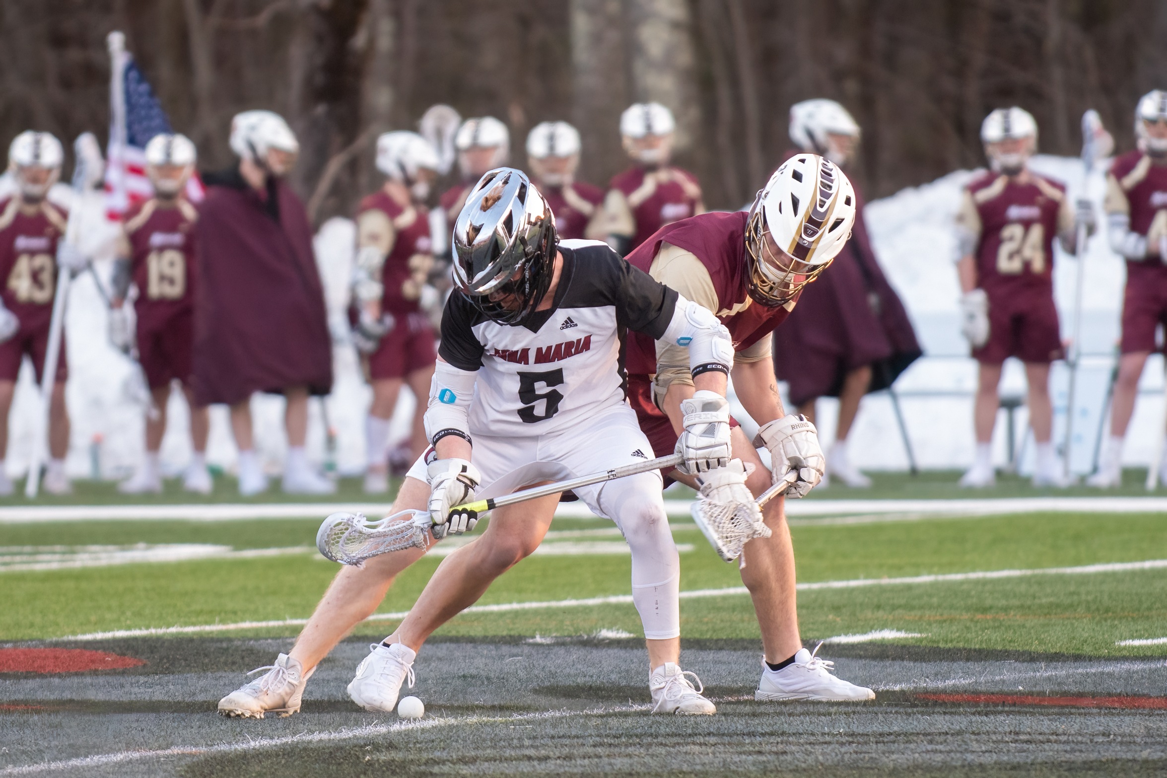 Monks Too Much For Men’s Lacrosse