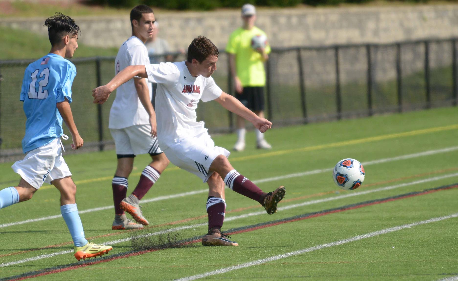 Men's Soccer Claims 3-1 Victory over Becker