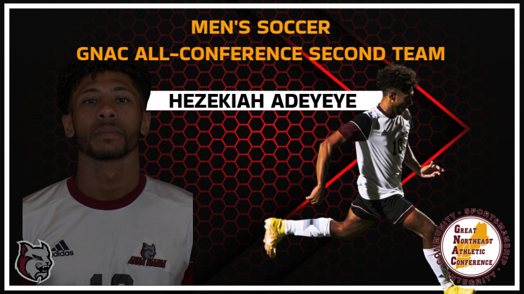 Hezekiah Adeyeye Named to GNAC Men's Soccer All-Conference Team