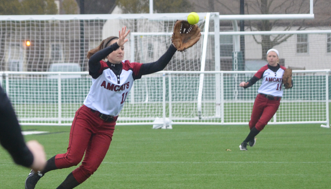 Becker Takes Two from AMCAT Softball