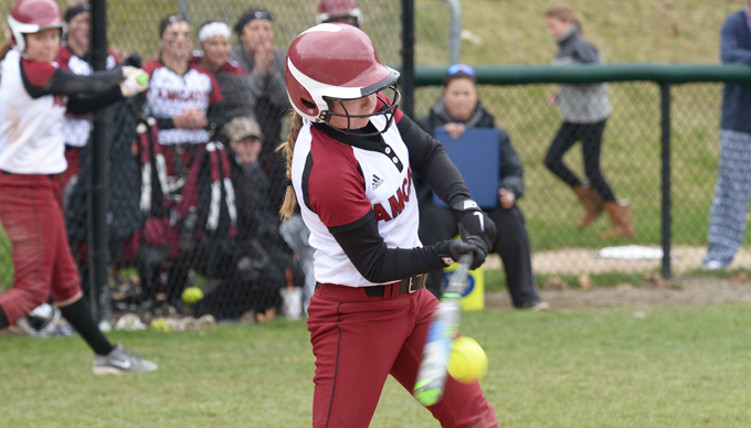 Softball Falls 3-0 to Emmanuel in Game One, Rallies for 7-6 Win in Game Two