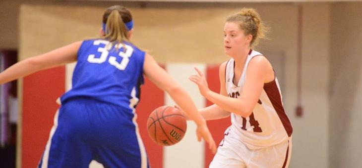 Pair of Double-Doubles Lift Lady AMCATS over Mustangs, 59-55