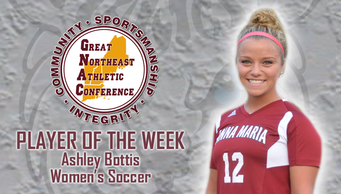 Bottis Named GNAC Corvias Women's Soccer Player of the Week