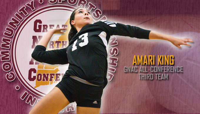 King Named to GNAC Volleyball All-Conference Team