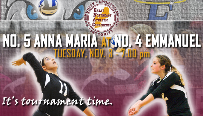 GNAC Volleyball Preview: No. 4 Anna Maria at No. 5 Emmanuel