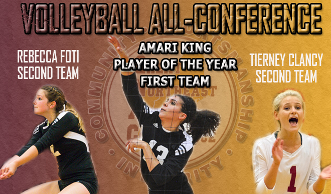 King, Foti and Clancy Earn All-Conference Honors
