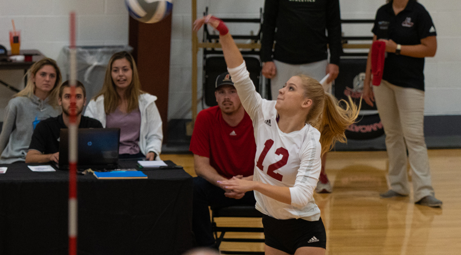 Volleyball Drops Two to Norwich and Saint Joseph's College